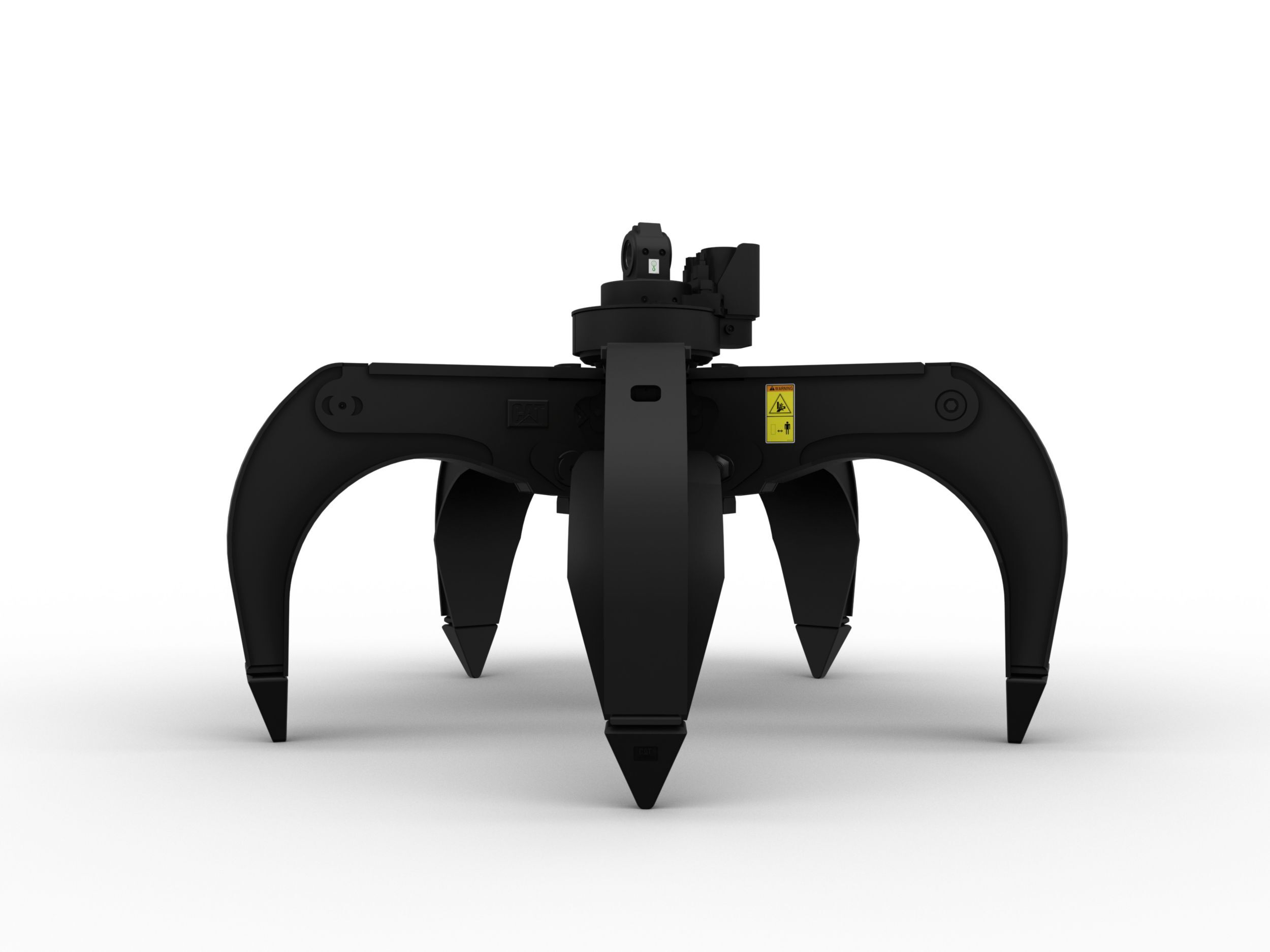 GSH520 5-Tine, 750-Liter Orange Peel Grapple